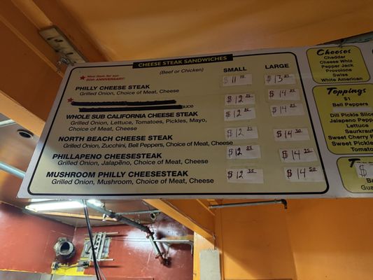Menu photo 1 Buster's Cheesesteak San Francisco, CA Menu photo 1 Buster's Cheesesteak San Francisco, CA