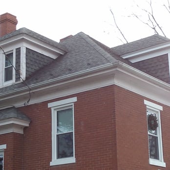 Top Notch General Construction - Breathing some new life into these dormers that have seen better days. "Before" on the left, "After" on the right. - General Contractors Near Me - Middleburg, Pennsylvania Top Notch General Construction - Breathing some new life into these dormers that have seen better days. "Before" on the left, "After" on the right. - General Contractors Near Me - Middleburg, Pennsylvania