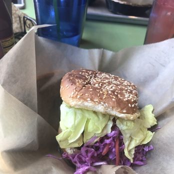 Bon Ton - Shrimp burger! Really delicious and definitely for the shrimp lover! - Cajun/Creole Near Me - Atlanta, Georgia