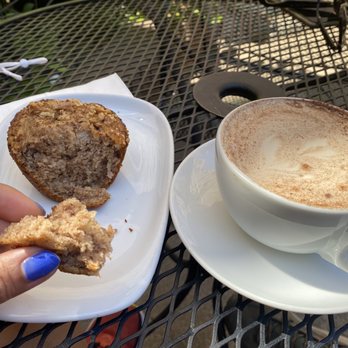 Pachamama Coffee - Gluten free banana muffin!!! Yummy! - Cafes Near Me - Placerville, California