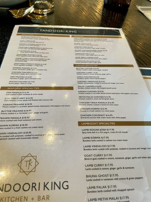 Menu photo 8 Tandoori King Kitchen & Bar Richmond, BC