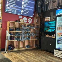 Lost Sanity Brewing - Beer Menu and merchandise