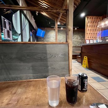Rib & Chicken - a cold drink and soda on a table - Korean Near Me - Vancouver, British Columbia