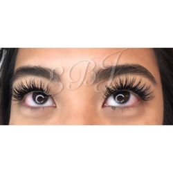 EBJ luxury lash and brow bar - Full Set Luxury Mink Lash Ext Length Used 9,10 & 12 Last up to 4wks