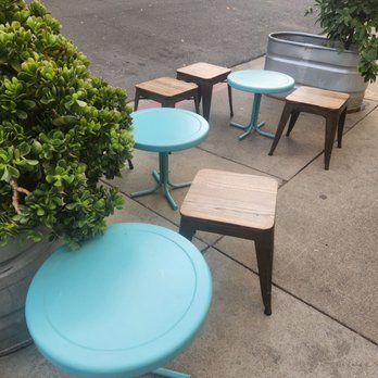 Barrio Downtown - Cute little outdoor tables and stools - Coffee & Tea Near Me - Sacramento, California Barrio Downtown - Cute little outdoor tables and stools - Coffee & Tea Near Me - Sacramento, California