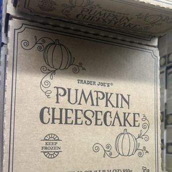 Trader Joe's - Don't have to wait for Thanksgiving to get Pumpkin Cheesecake - Grocery Near Me - San Francisco, California Trader Joe's - Don't have to wait for Thanksgiving to get Pumpkin Cheesecake - Grocery Near Me - San Francisco, California