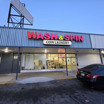 Wash & Spin Coin Laundry - Wash and spin laundry entrance - Laundromat Near Me - Atlanta, Georgia Wash & Spin Coin Laundry - Wash and spin laundry entrance - Laundromat Near Me - Atlanta, Georgia
