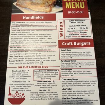 Five Nine Grill & Tavern - Menu - Burgers Near Me - Bradenton, Florida Five Nine Grill & Tavern - Menu - Burgers Near Me - Bradenton, Florida