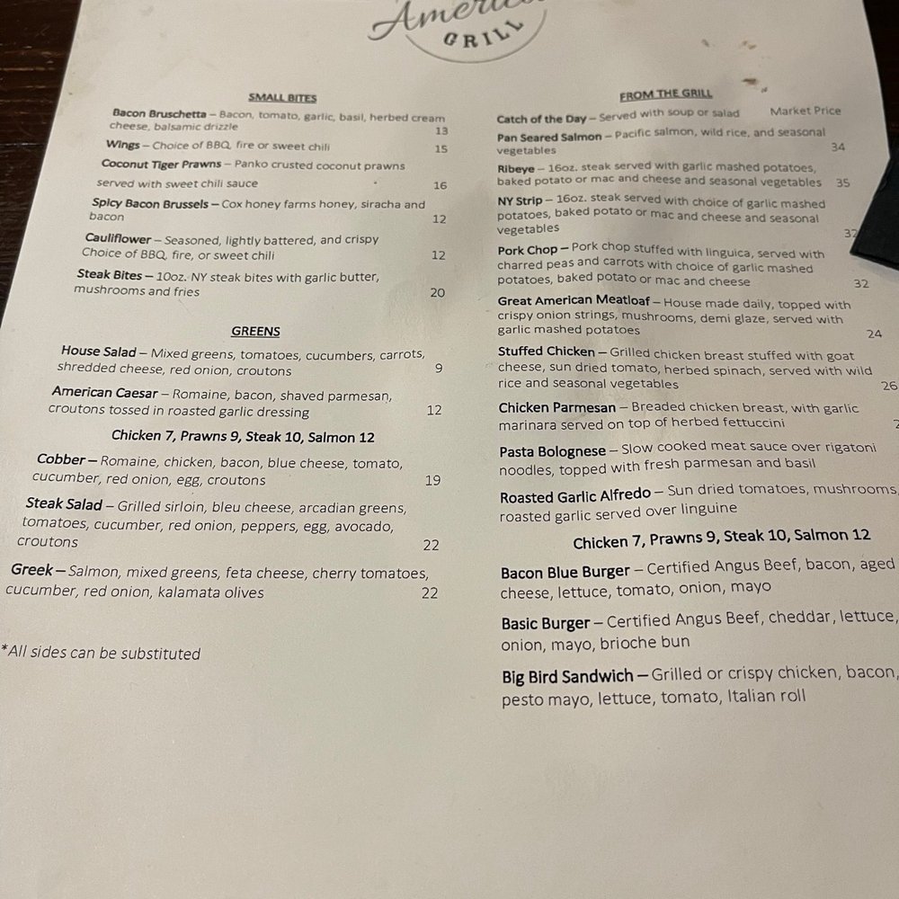 Menu Menu