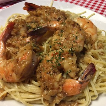 Win-Spuntino - A perfect scampi with huge prawns and layers of flavor - taste the LOVE. - Italian Near Me - Honolulu, Hawaii