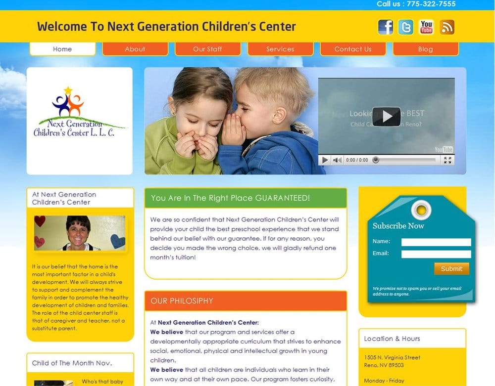 NEXT GENERATION CHILDREN’S CENTER Updated August 2024 1505 N