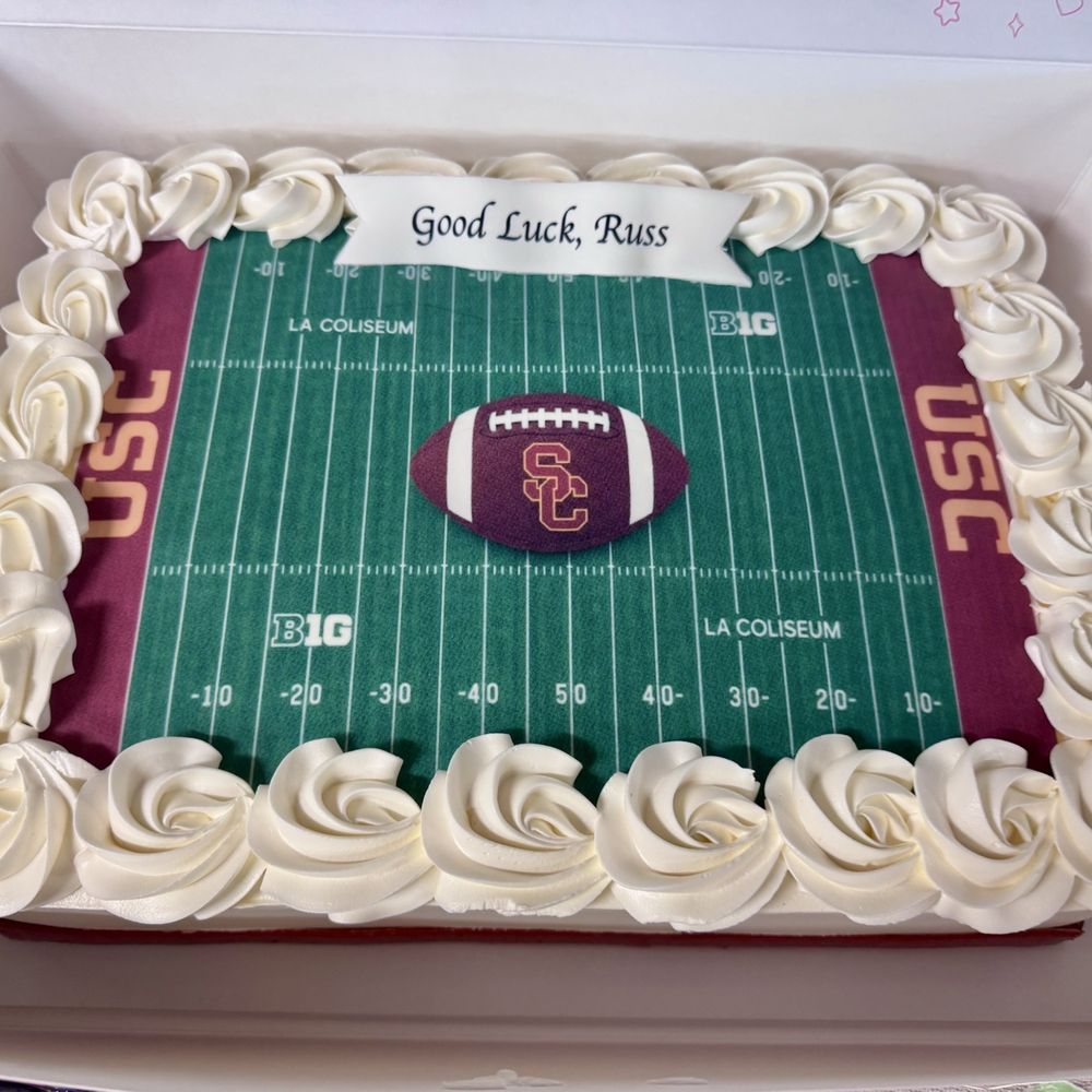 Sweet E's Bake Shop - Custom USC photo cake - Bakeries Near Me - Los Angeles, California Sweet E's Bake Shop - Custom USC photo cake - Bakeries Near Me - Los Angeles, California