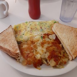 Western Omelet with Home fries