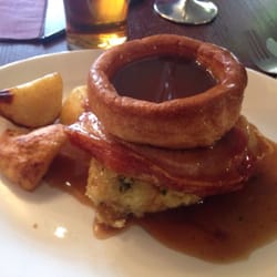 The Little B - Roast pork, gravy and potatoes with yorkshire pud