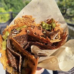 Crepe magouille - The Colorado Popper! A seasonal special with roasted green chilis from Colorado!