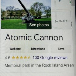 atomic cannon memorial park