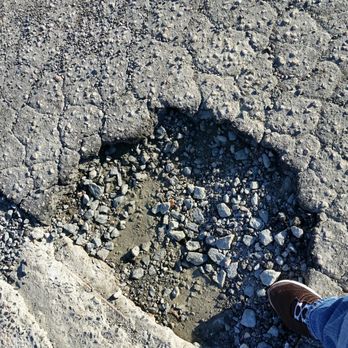 CVS Pharmacy - Another gigantic pothole in the parking lot. - Drugstores Near Me - Durham, North Carolina