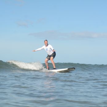 SURF YOGA MAUI - Got up within a couple of tries! - Surfing Near Me - Kihei, Hawaii