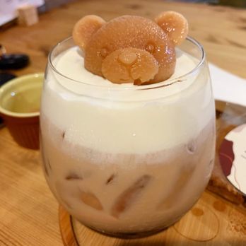 Hide Out Cafe - Here's what the bear should look like if you do it right lol. Milk tea bear enjoying a pleasant soaking in a milk tea bath. - Cafes Near Me - Rowland Heights, California Hide Out Cafe - Here's what the bear should look like if you do it right lol. Milk tea bear enjoying a pleasant soaking in a milk tea bath. - Cafes Near Me - Rowland Heights, California
