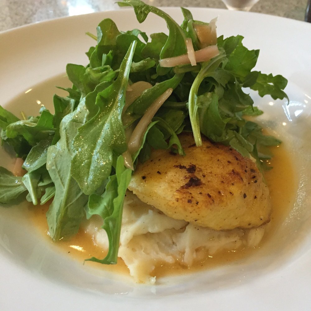 Aqua Terra - Pam seared halibut - New American Near Me - Seattle, Washington Aqua Terra - Pam seared halibut - New American Near Me - Seattle, Washington