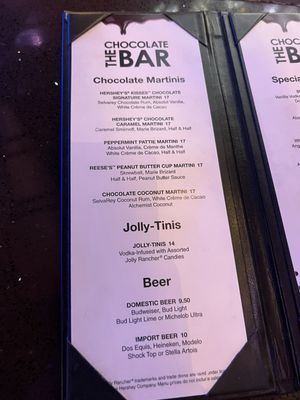 Menu photo 3 The Chocolate Bar Las Vegas, NV Menu photo 3 The Chocolate Bar Las Vegas, NV