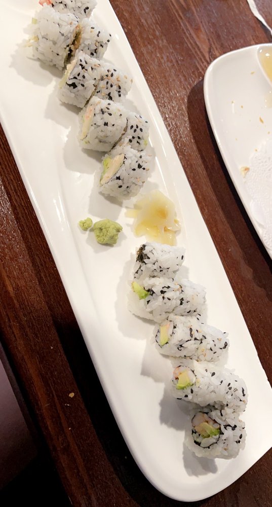 Food from Ninja Steak & Sushi house
