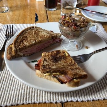 The Old Feed Mill - Ham & Swiss with dijon sauce, side of the harvest salad - New American Near Me - Mazomanie, Wisconsin The Old Feed Mill - Ham & Swiss with dijon sauce, side of the harvest salad - New American Near Me - Mazomanie, Wisconsin