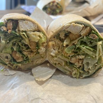 Just Salad - Spicy Chicken Caesar Wrap - Salad Near Me - Fort Lauderdale, Florida Just Salad - Spicy Chicken Caesar Wrap - Salad Near Me - Fort Lauderdale, Florida