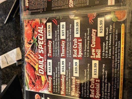Menu photo 2 Red Crab Greensboro, NC