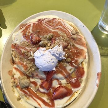 Snooze, an A.M. Eatery - Strawberry shortcake pancakes - Breakfast & Brunch Near Me - Denver, Colorado Snooze, an A.M. Eatery - Strawberry shortcake pancakes - Breakfast & Brunch Near Me - Denver, Colorado