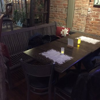 Roots Public Social Club - Out table. Part table, part bench. I suppose it was a nice little "bable." - Beer Bar Near Me - Oneonta, New York Roots Public Social Club - Out table. Part table, part bench. I suppose it was a nice little "bable." - Beer Bar Near Me - Oneonta, New York