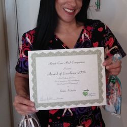 Apple Care and Companion - Caregiver Excellence Award 2014