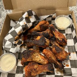Burnt and dry wings Burnt and dry wings