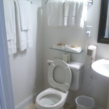 Lake Front Hotel - Bathroom...why can't guys remember to put the seat down? LOL - American Near Me - Cooperstown, New York Lake Front Hotel - Bathroom...why can't guys remember to put the seat down? LOL - American Near Me - Cooperstown, New York
