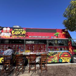 Food Truck right outside the parking lot of Costco Business Center