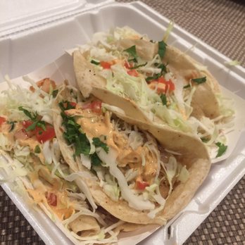 California Fish Grill - Cajun shrimp tacos flour tortilla - Seafood Near Me - Upland, California