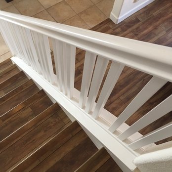 Lopez Floors - Laminate installed on stairs - Flooring Near Me - fairfield, California
