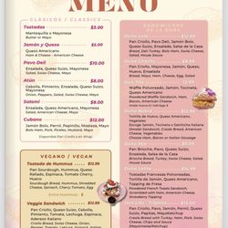 Doña Café - Menu