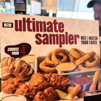 Buffalo Wild Wings - Advertisement on table - Chicken Wings Near Me - Mentor, Ohio Buffalo Wild Wings - Advertisement on table - Chicken Wings Near Me - Mentor, Ohio