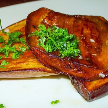 Tabule Restaurant - Fried Eggplant with lemony dressing. (Amazing! Must order appetizer) - Middle Eastern Near Me - Toronto, Ontario Tabule Restaurant - Fried Eggplant with lemony dressing. (Amazing! Must order appetizer) - Middle Eastern Near Me - Toronto, Ontario