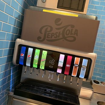 Wing Zone - Soda fountain with Stubborn Soda - Chicken Shop Near Me - Redlands, California