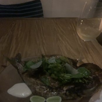 Benno - Favorite dish!!! The whole fish!! Wow! It was absolutely fabulous. Excellent pairing with a very particular Sauvignon blanc from Mexico - Mexican Near Me - Todos Santos, BCS Benno - Favorite dish!!! The whole fish!! Wow! It was absolutely fabulous. Excellent pairing with a very particular Sauvignon blanc from Mexico - Mexican Near Me - Todos Santos, BCS