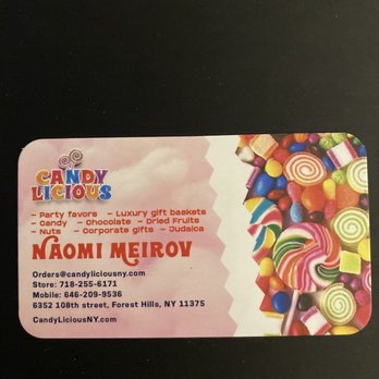 Candylicious - Business Card - Candy Stores Near Me - Forest Hills, New York Candylicious - Business Card - Candy Stores Near Me - Forest Hills, New York