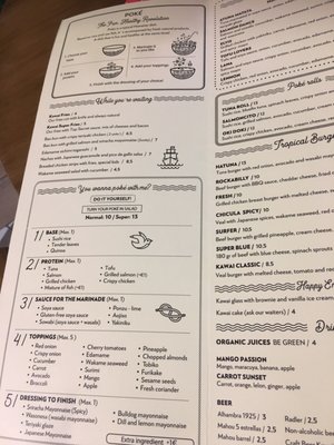 Menu photo 1 Kawai Poke Málaga, MA