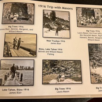 Calaveras Big Trees State Park - Family at Big Trees in 1916 - Parks Near Me - Arnold, California