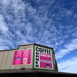Coffee Corner - Exterior signage