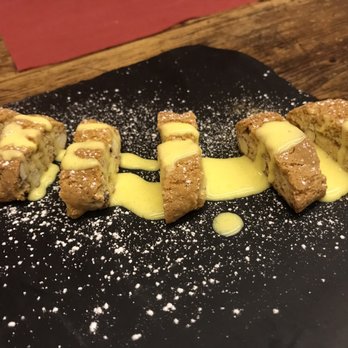 Culinaria - Complimentary dessert (I think biscotti) - Bistros Near Me - Florence, FI