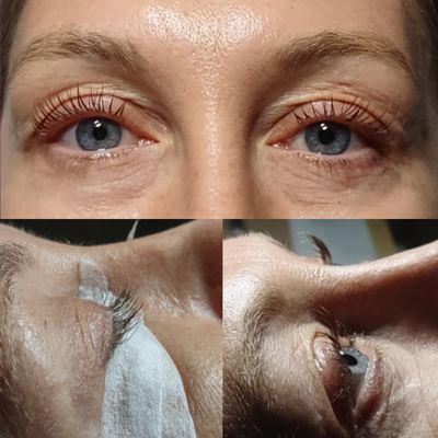 Eyelash Lamination - Enhance your natural lashes and get rid of the upkeep of false lashes! Eyelash lamination offers the look of falsies but lets you get rid of the washing and fall out and for a fraction of the price! We do not offer lash extensions.