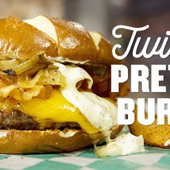 Fuddruckers - a cheeseburger with fries - Burgers Near Me - Lubbock, Texas