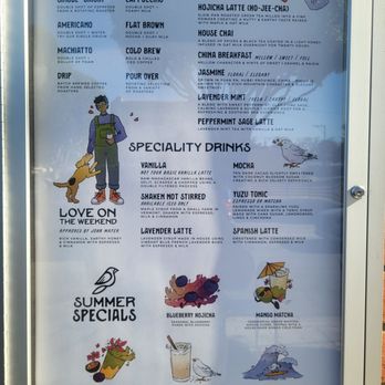 White Sparrow Coffee - Here is the menu - Coffee Roasteries Near Me - Tustin, California